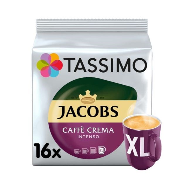 Tassimo Jacobs Caffe Crema Intenso XL (16 порций) 3604 - фото 4928