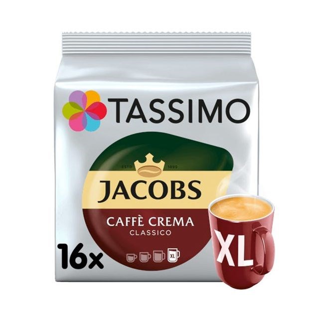 Tassimo Jacobs Caffe Crema Classico XL (16 порций) 3602 - фото 4954