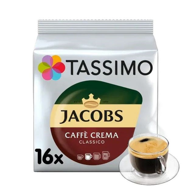 Tassimo Jacobs Caffè Crema Classico (16 порций) 3614 - фото 4963