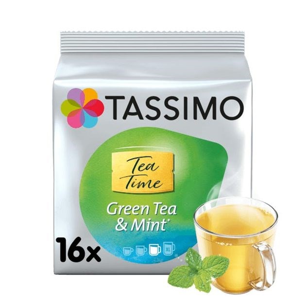 Tassimo Tea Time Green Tea & Mint (16 порций) 3643