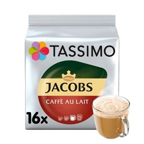 Tassimo Jacobs Cafe Au Lait (16 порций) 3604